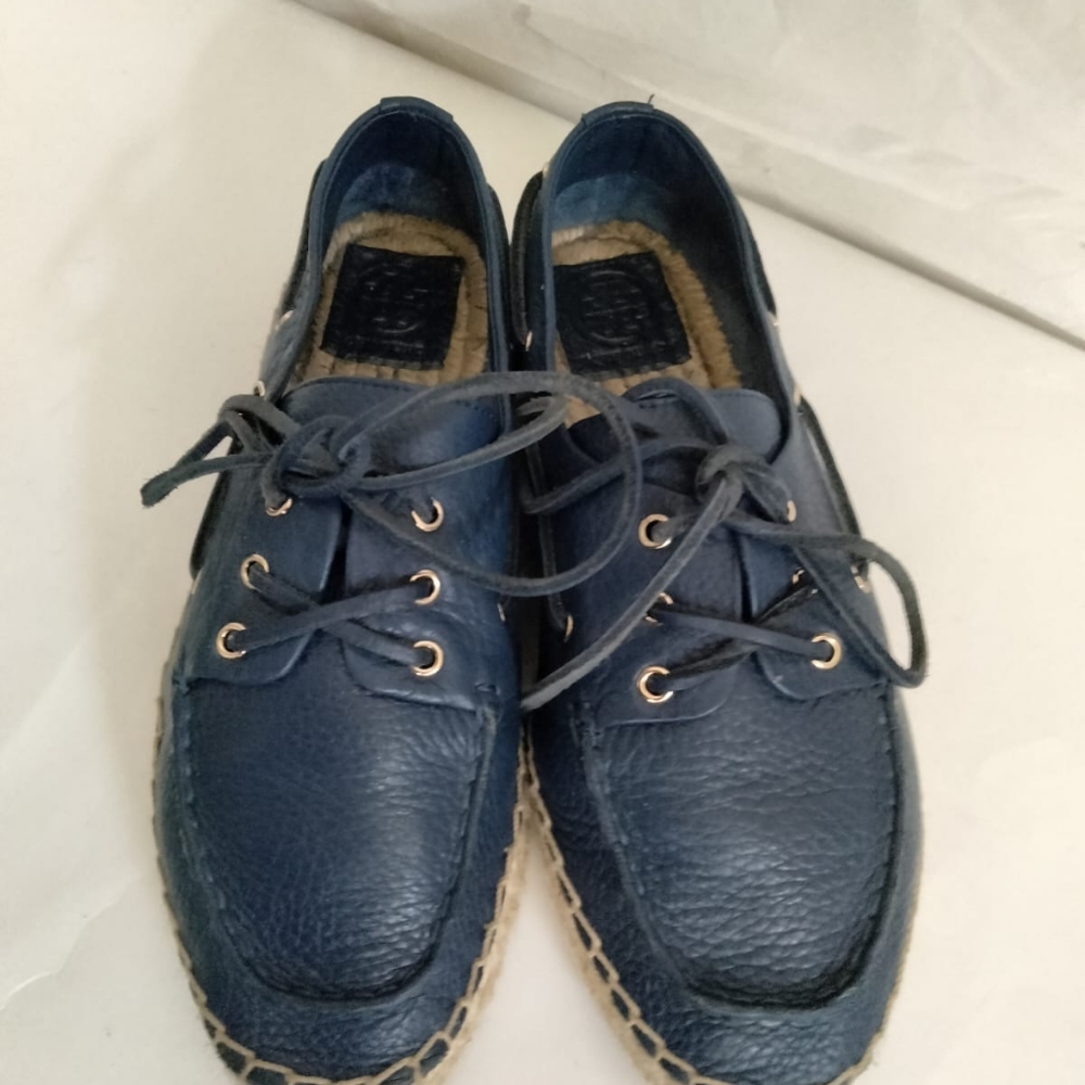 Tory Burch Skipper Boat Espadrille oxford size 7 - Picture 13 of 14